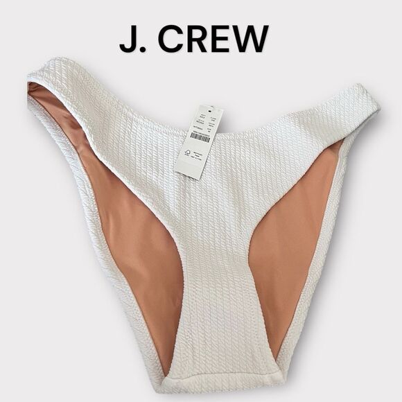 White J. Crew bikini bottom size Small, NWT - Picture 3 of 6